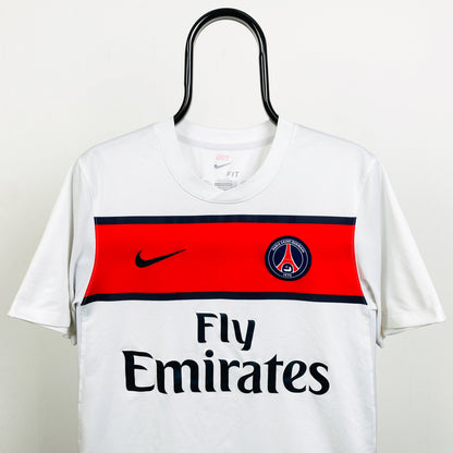 00s Nike PSG Pastore Football Shirt T-Shirt White Small