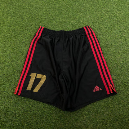 90s Adidas Football Shorts Black Small