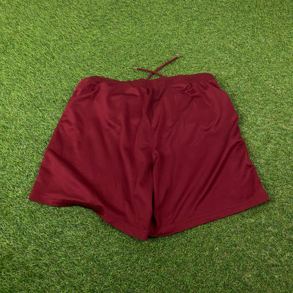 00s Nike Football Shorts Red Small