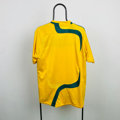 00s Adidas LA Galaxy Football Shirt T-Shirt Yellow XL