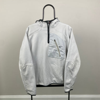 00s Nike Fleece Hoodie Grey Medium