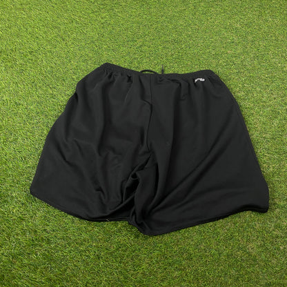 00s Adidas Football Shorts Black Medium