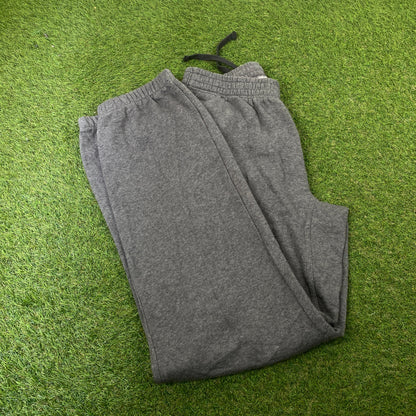 00s Nike Cotton Joggers Grey Medium