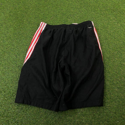 00s Adidas Gym Shorts Black Small