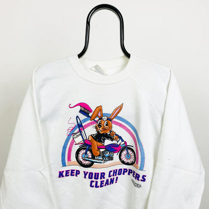 90s Retro Dentist Sweatshirt White Large