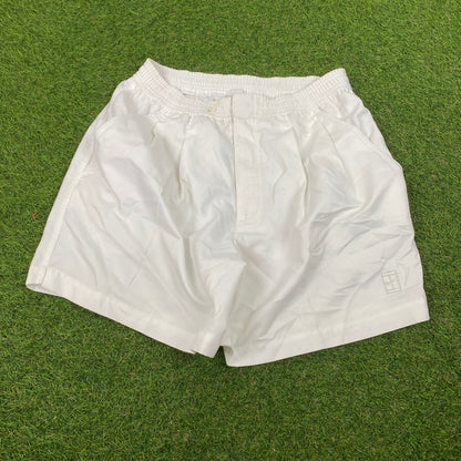 00s Nike Court Tennis Shorts White Small