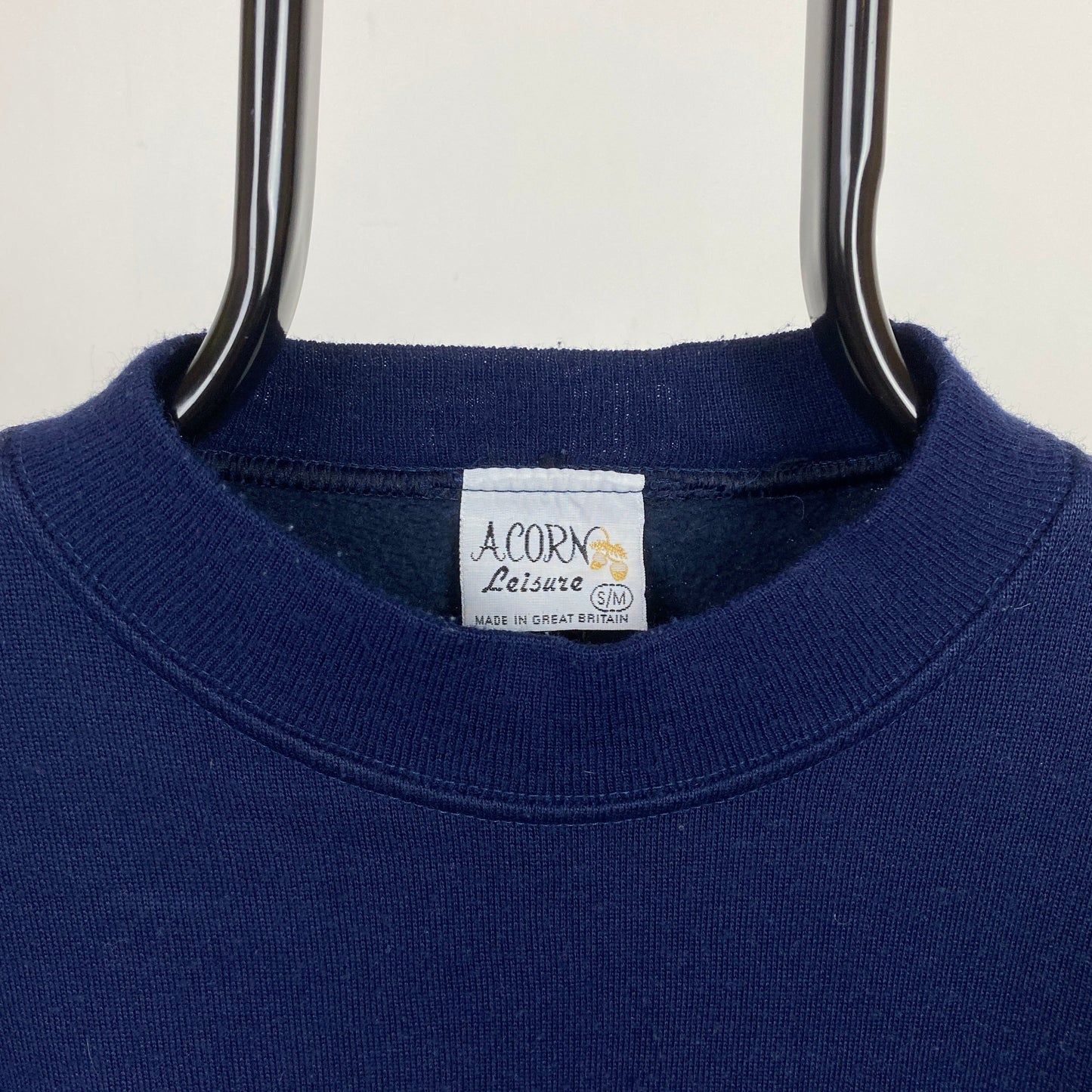 Retro Flower Sweatshirt Blue Small