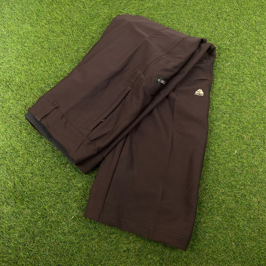 00s Nike ACG Cargo Trousers Joggers Brown XS