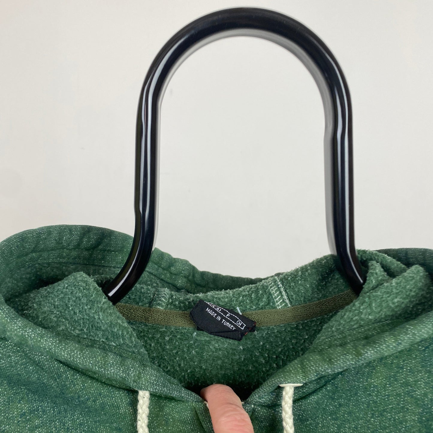 90s Nike 1/4 Zip Hoodie Green Small