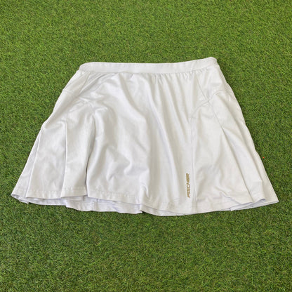 Retro Gym Skirt Skort Grey Large 14/16
