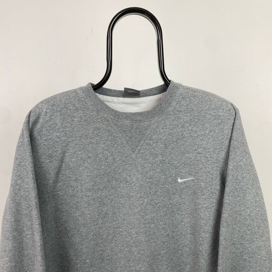 00s Nike Sweatshirt Grey Medium