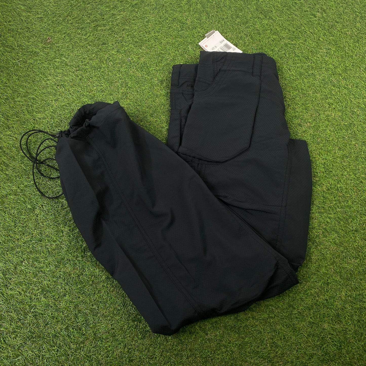 00s Nike Parachute Joggers Black XS
