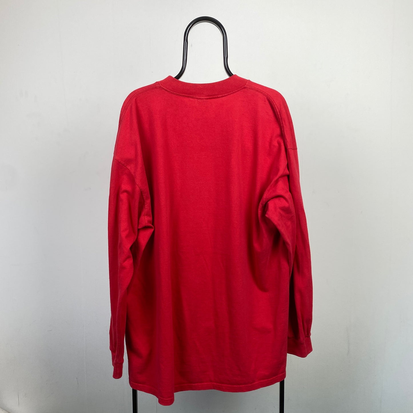 90s Nike Mock Neck Sweatshirt Red XXL