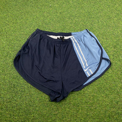 90s Nike Nylon Sprinter Shorts Blue Large