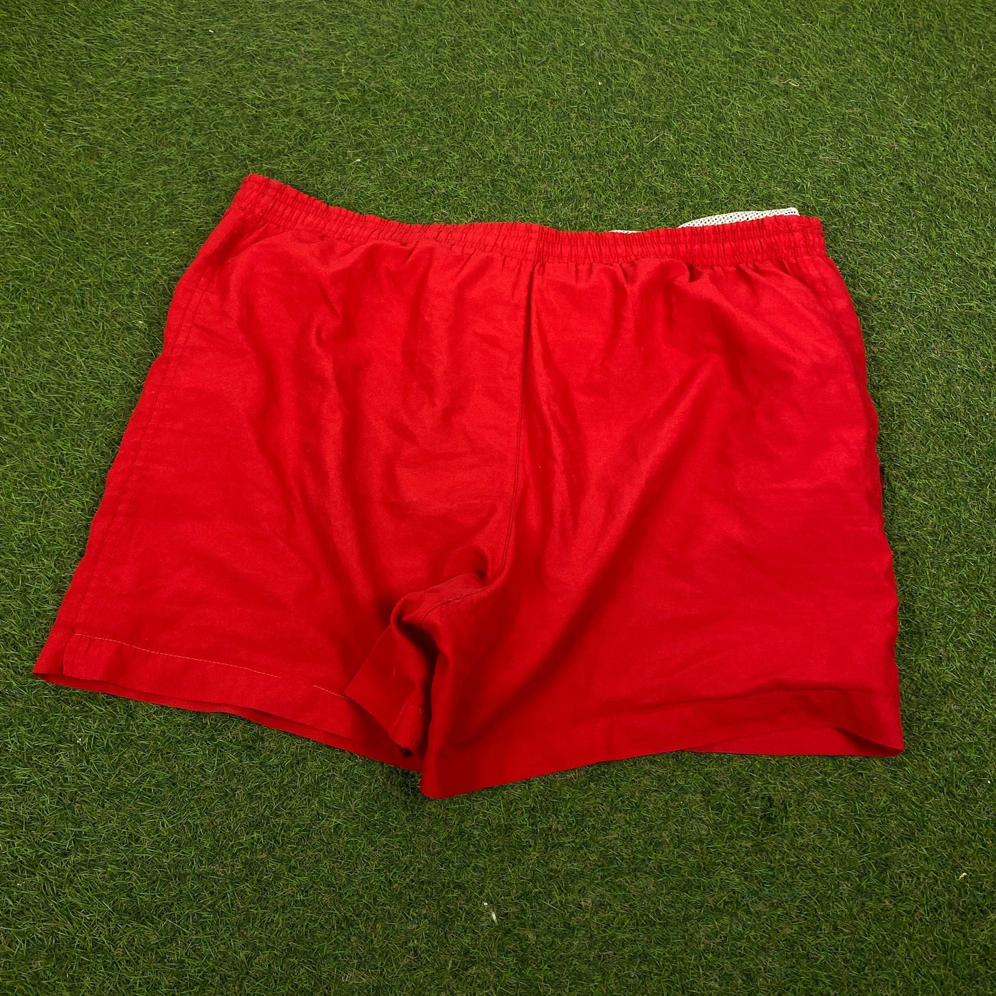 90s Nike Zip Pocket Shorts Red XL