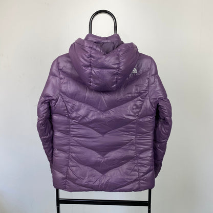 90s The North Face Puffer Jacket Purple XS