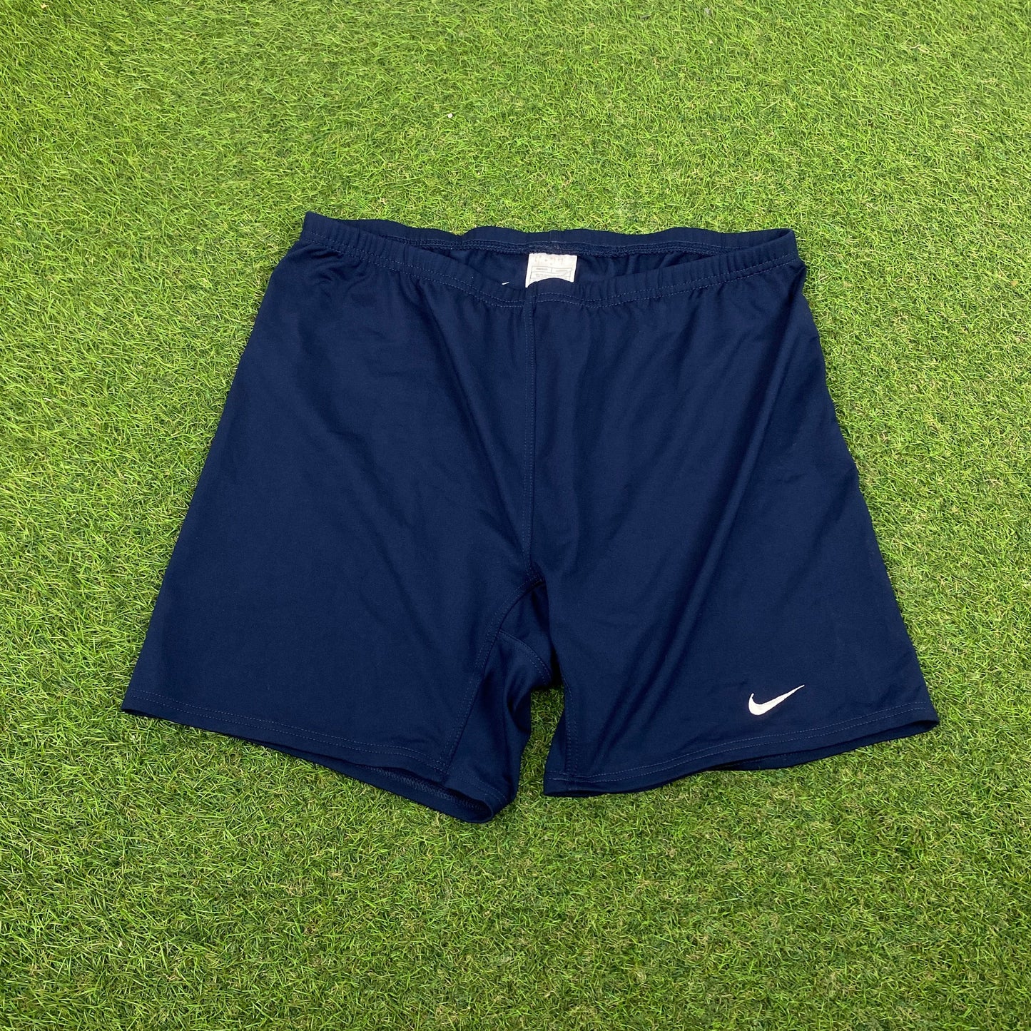 90s Nike Nylon Shorts Blue XL