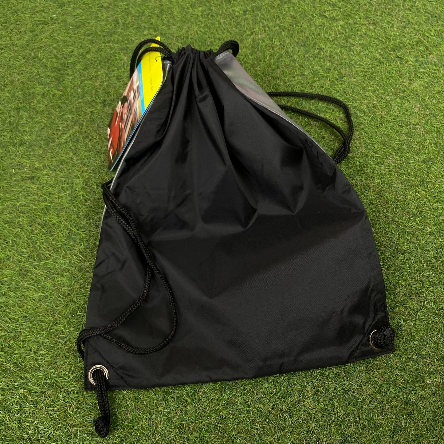00s Nike Hex Shoulder Sling Drawstring Bag Black