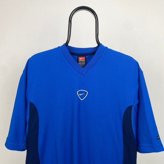00s Nike T-Shirt Blue Medium