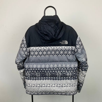 90s The North Face Puffer Jacket Black Small
