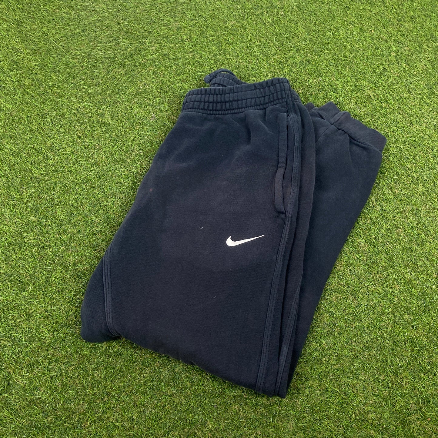 00s Nike Cotton Joggers Blue Small