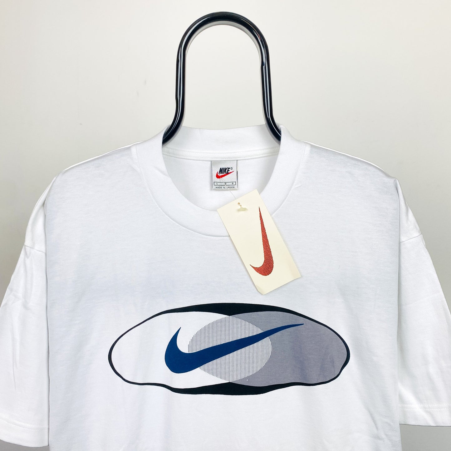 90s Nike Swoosh T-Shirt White Large