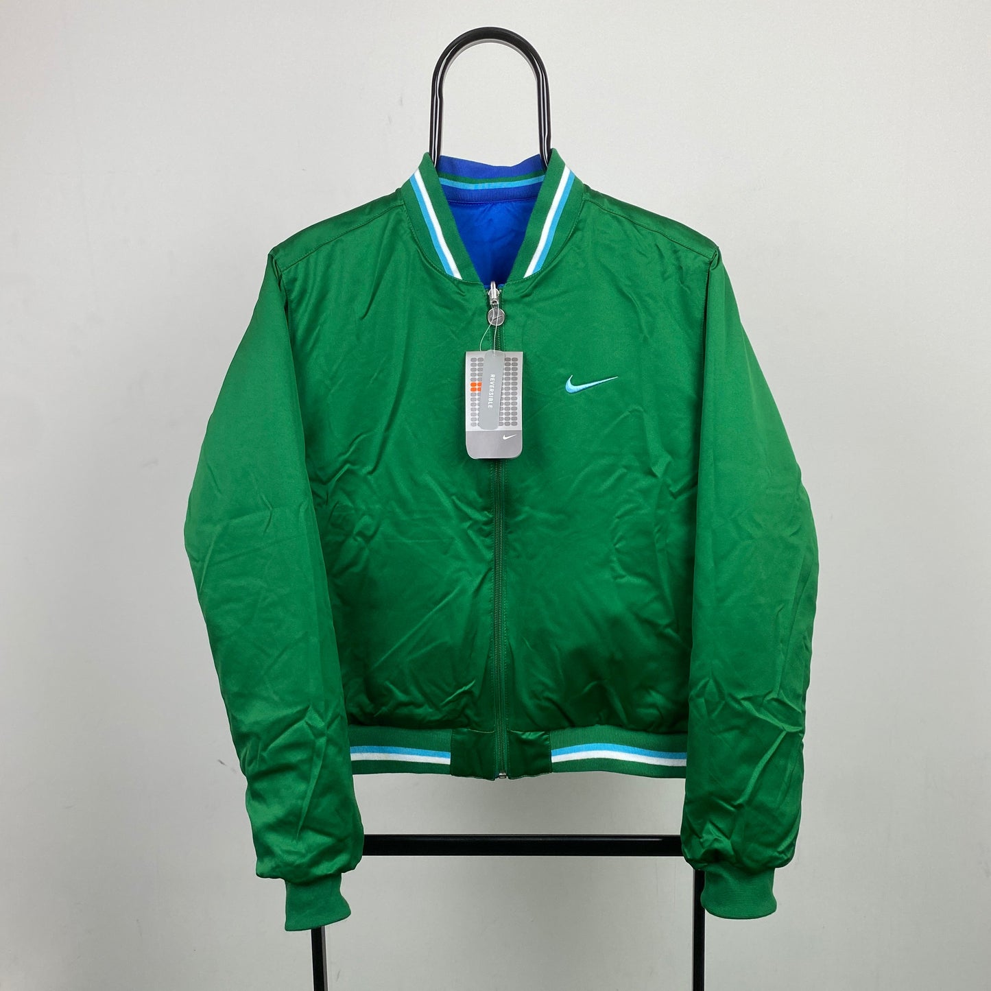 00s Nike Reversible Varsity Jacket Blue XL