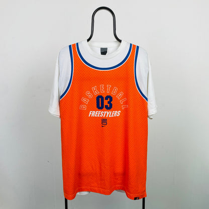 90s Nike Basketball T-Shirt White XL