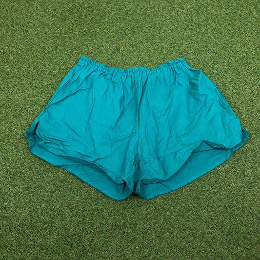 Retro Shorts Green Large