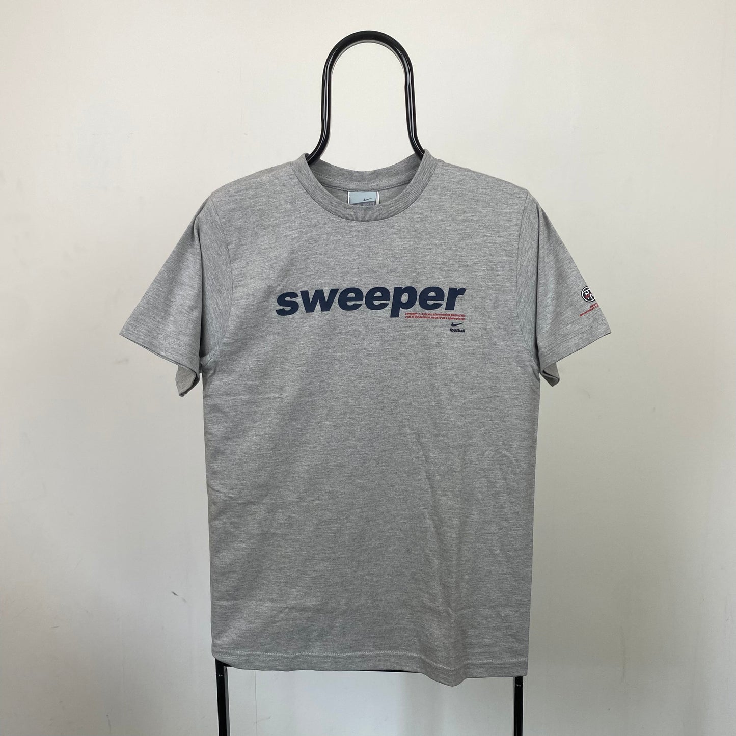 00s Nike Town Football T-Shirt Grey XS