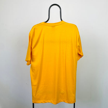 00s Nike Swoosh T-Shirt Orange Large