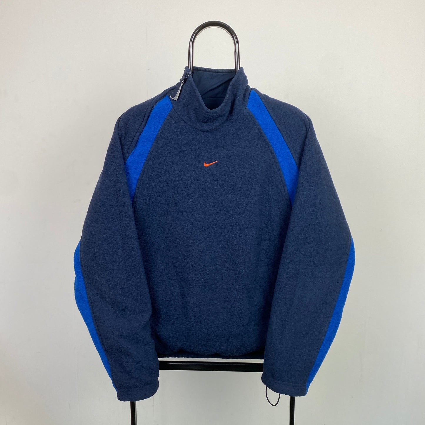90s Nike Reversible Side Winder Sweatshirt Blue Small
