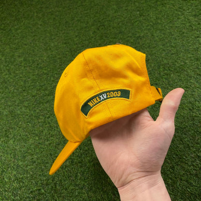 Vintage Nike Team Hat Yellow