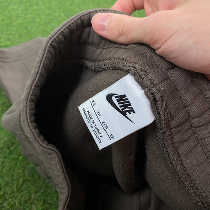00s Nike Cotton Joggers Brown XS