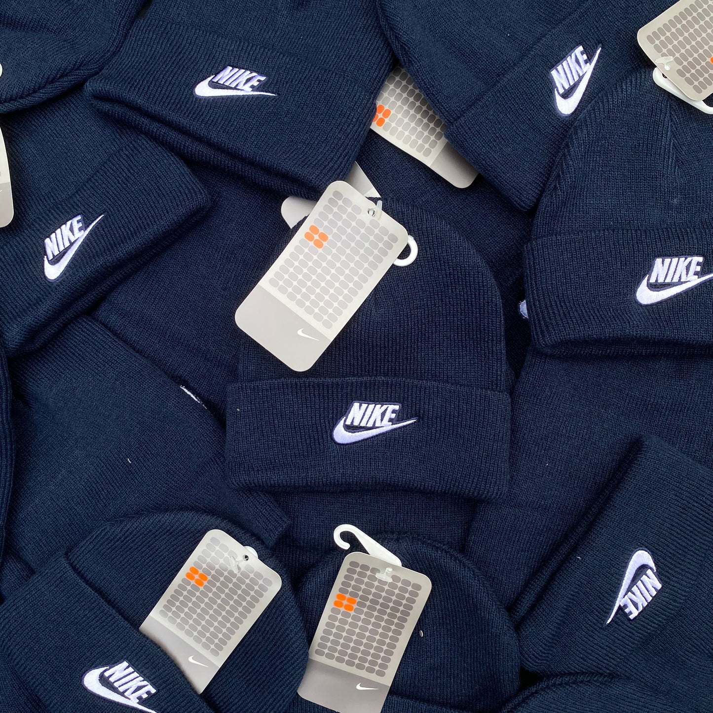 Vintage Nike Beanie Hat Blue