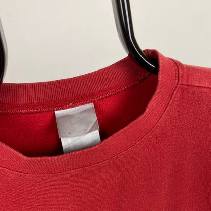 90s Nike Sweatshirt Red XS