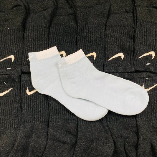 Vintage Nike Socks Baby Blue UK12-8