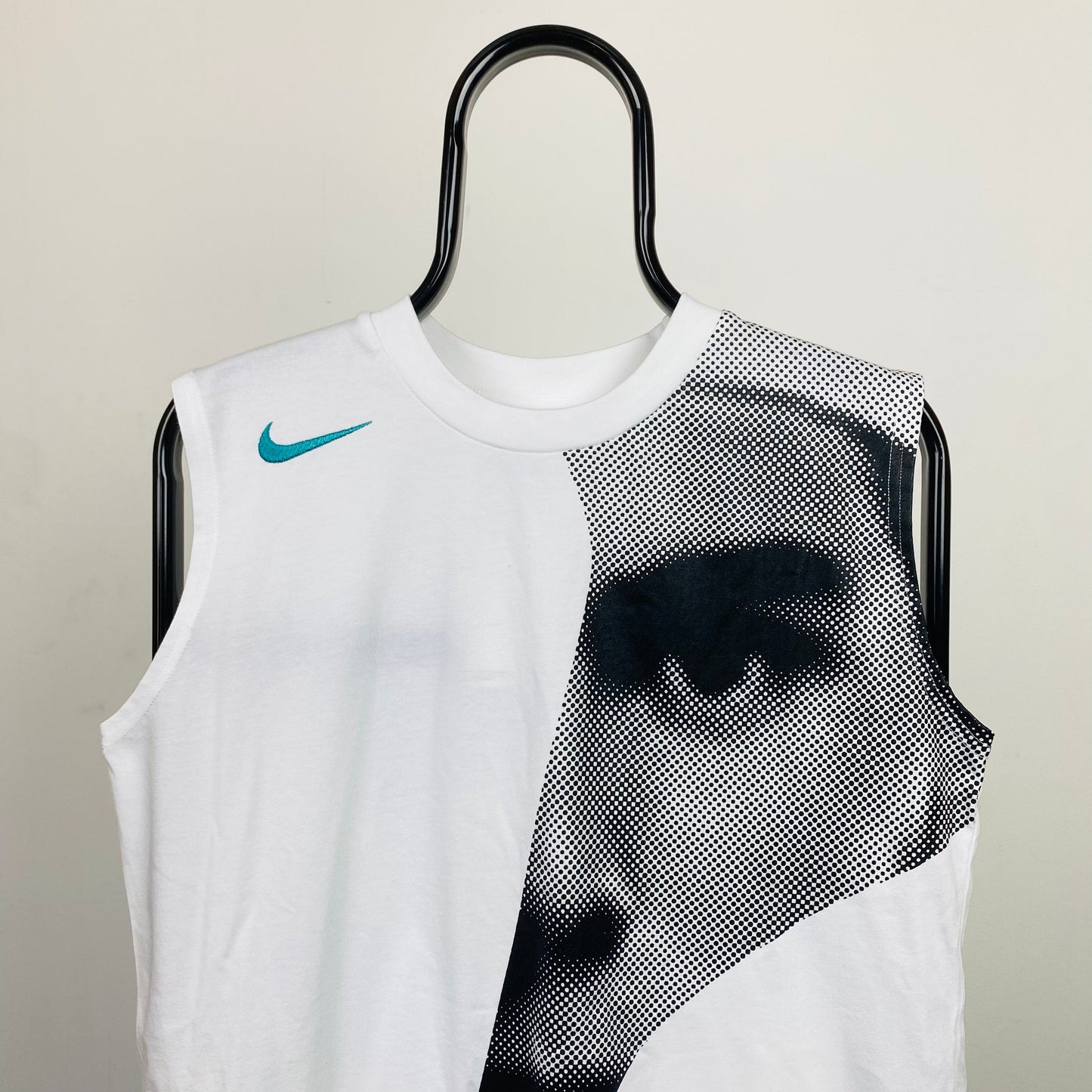 00s Nike Rafael Nadal Vest T-Shirt White Medium