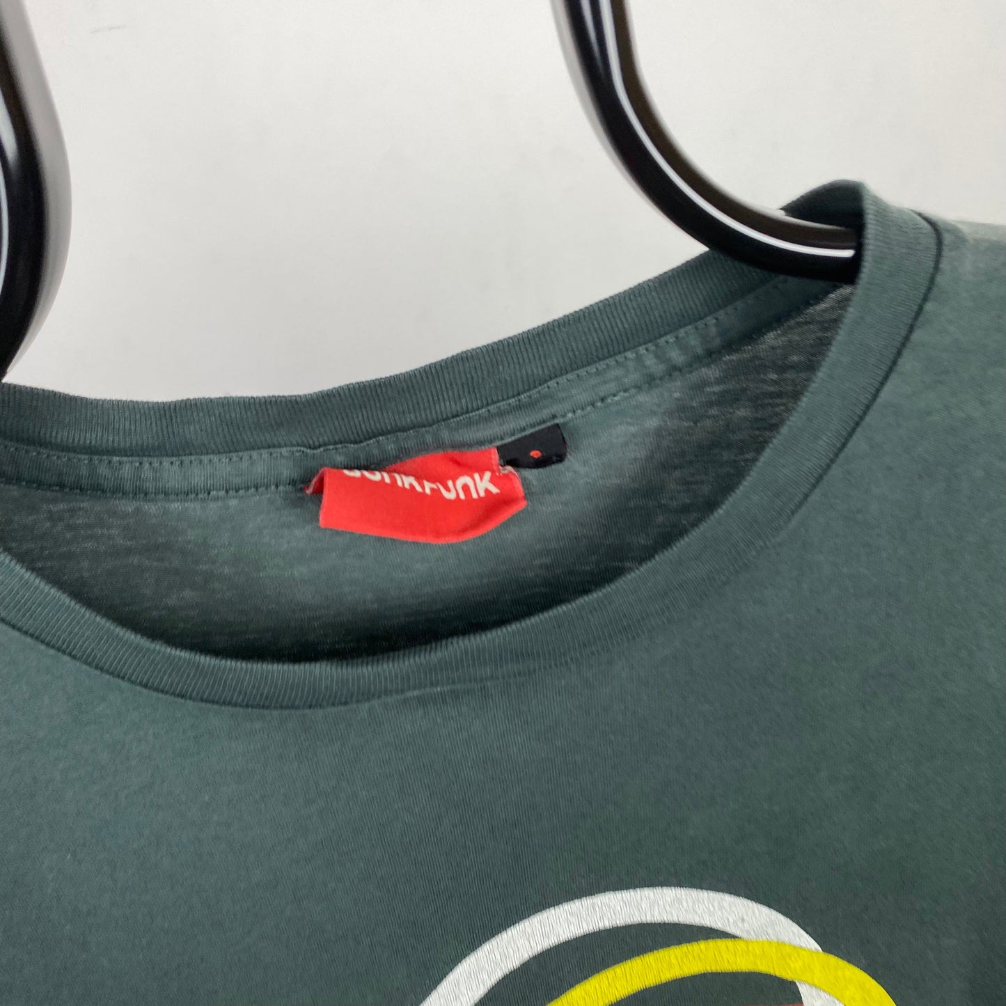 Retro Cylcing T-Shirt Grey Small