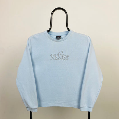 90s Nike Sweatshirt Baby Blue XS