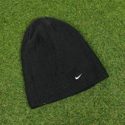 00s Nike Presto Knit Beanie Hat Black