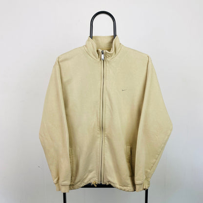 00s Nike Zip Sweatshirt Brown Small