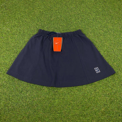Vintage Nike Cotton Skirt Blue Small
