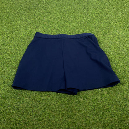 90s Adidas Tennis Shorts Blue XS