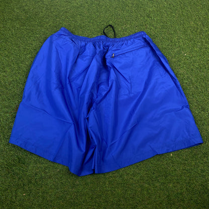 90s Nike Nylon Shorts Blue XL