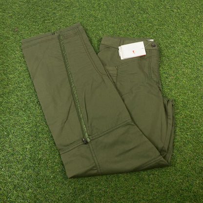 00s Nike Parachute Joggers Green XS