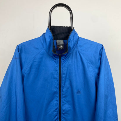 00s Nike ACG Windbreaker Jacket Blue Medium