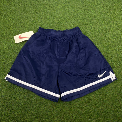 00s Nike Nylon Shorts Blue Small