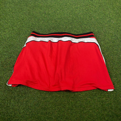 00s Nike Tennis Skirt Skort Red Small
