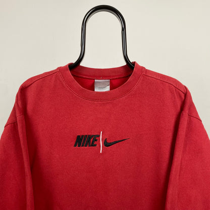 90s Nike Sweatshirt Red XS